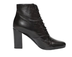 Saint Laurent Babies 90 Black Leather Ankle Boots