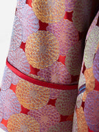 Daniel Hanson Red Dahlia Silk Jacquard Robe