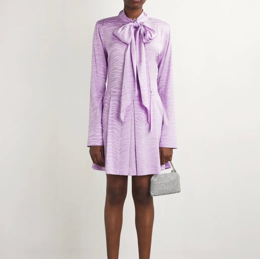 Stella McCartney Silk Tiger Print Mini Dress