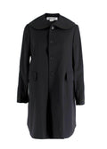 Comme Des Garcons Black Coat with Peter Pan Collar