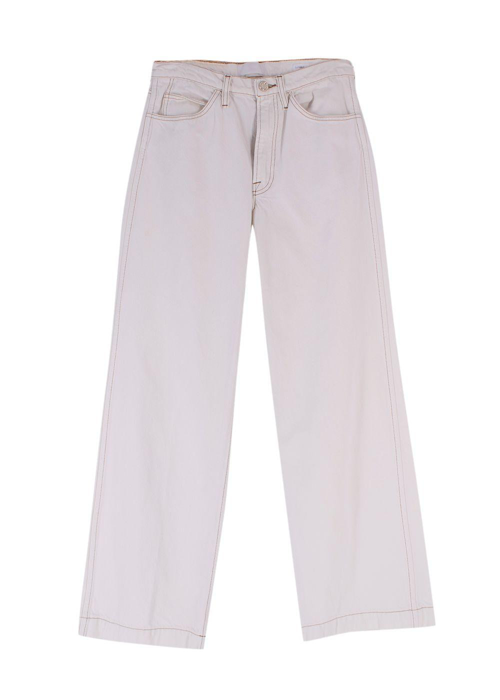 Frame Ecru 'Le Italien' White Denim Jeans
