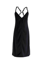 Bottega Veneta Knotted Strap Satin Dress
