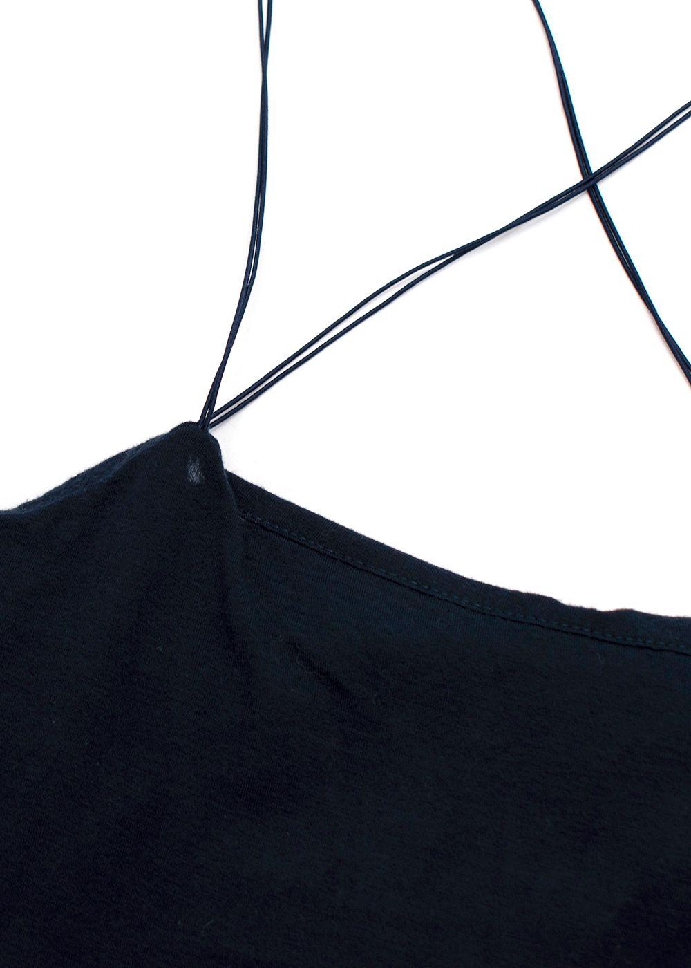 T By Alexander Wang Navy Strappy Midi Dress