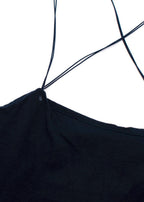 T By Alexander Wang Navy Strappy Midi Dress