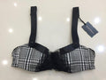 Chantal Thomass Black & White Tartan Check Bra & Thong Set