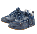 Deconstructed Denim Sneakers