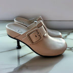 Balenciaga  Leather Mallorca Mules