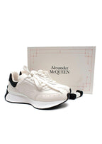 Alexander McQueen White Sprint Runner Nappa Leather Trainers