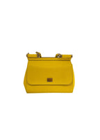 Yellow leather Sicily bag