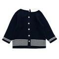 Emile Et Rose Navy Knit Cardigan