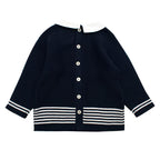Emile Et Rose Navy Knit Cardigan