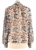 Ulla Johnson Floral Sheer Silk Blouse