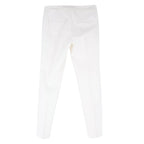 Michael Kors Off-White Tapered Slim-Leg Trousers