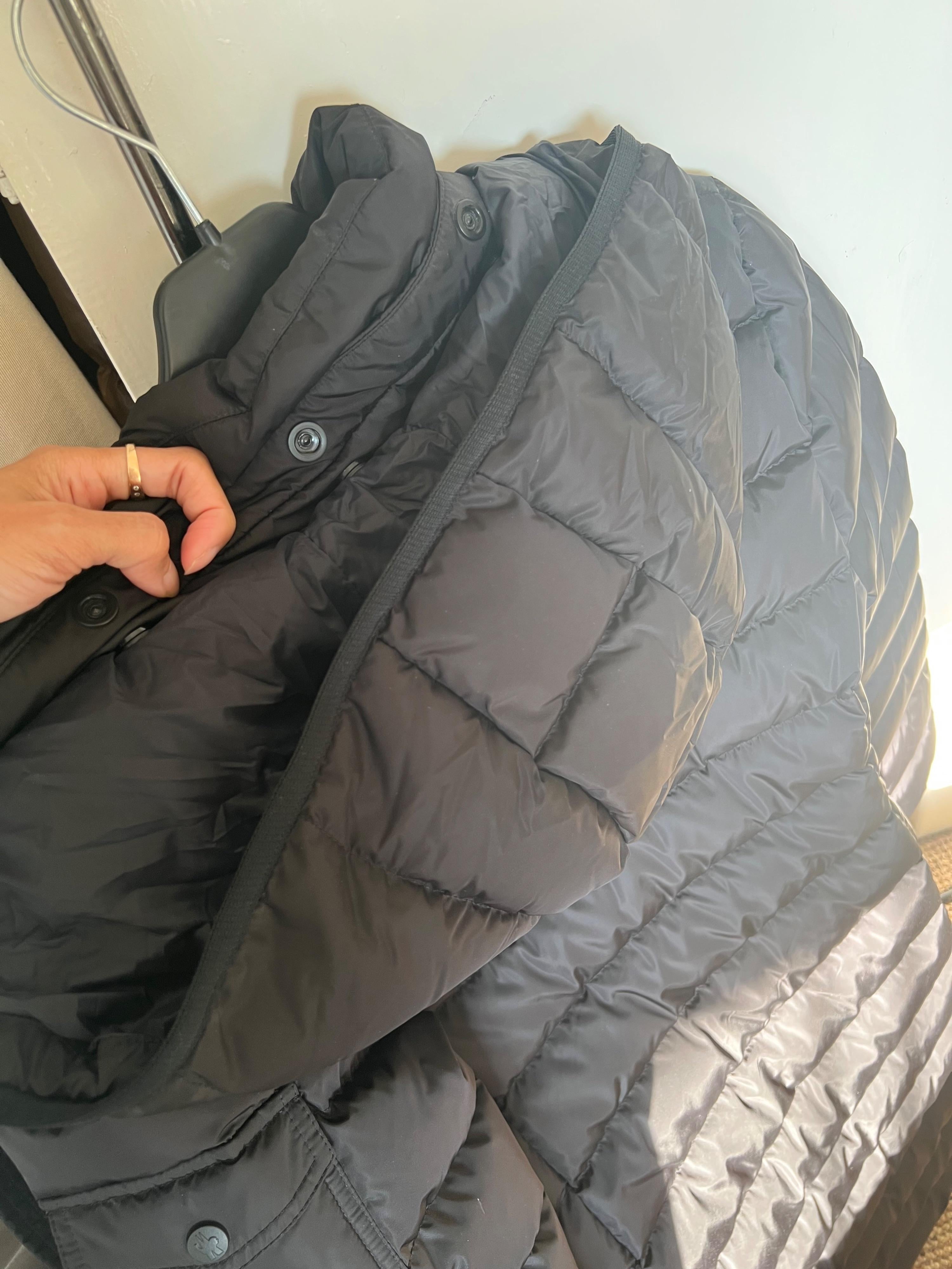 Moncler Black Long Coat