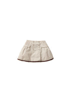 Kids 10A White Cotton Skirt