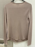 Giorgio Armani Wool & Silk Bow Detail Top
