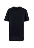 Crew Neck Black Cotton T-Shirt
