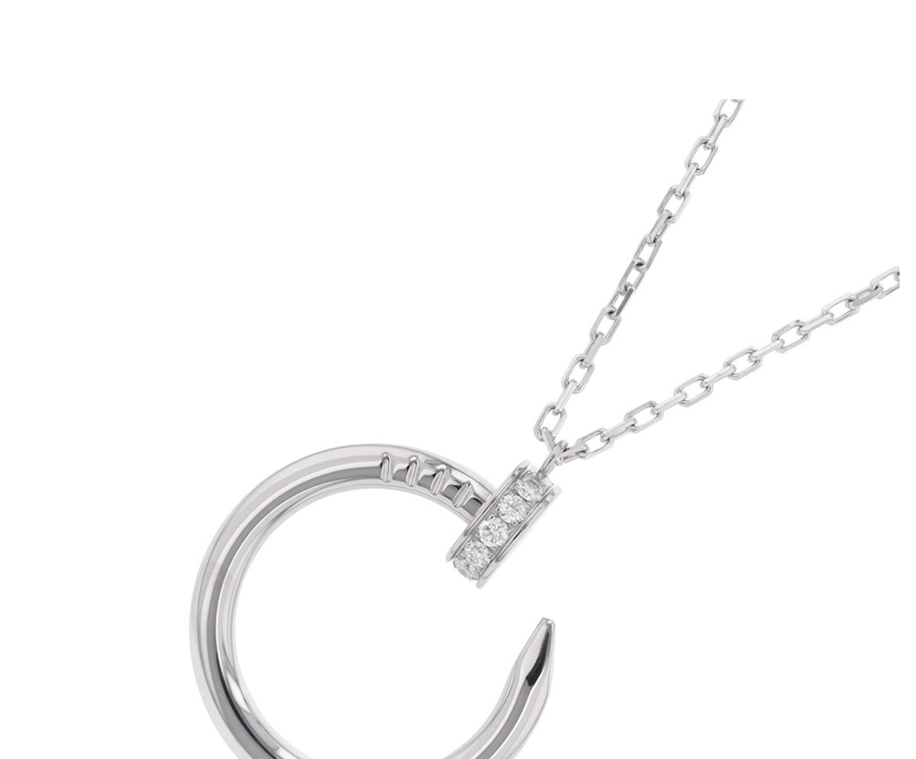 Cartier Juste Un Clou Diamond Necklace