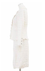 Chanel Tweed Boucle Dress Suit