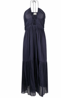 Isabel Marant Navy Birona Halterneck Dress