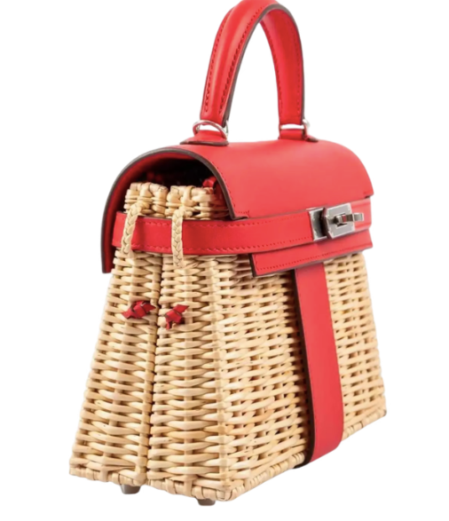Hermès Kelly 20 Picnic Swift & Osier Rouge De Coeur
