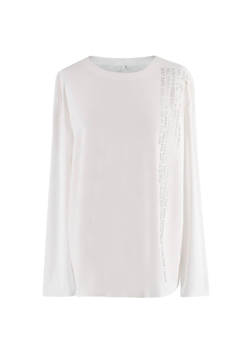 SPF Boyfriend Long Sleeve Crew Top