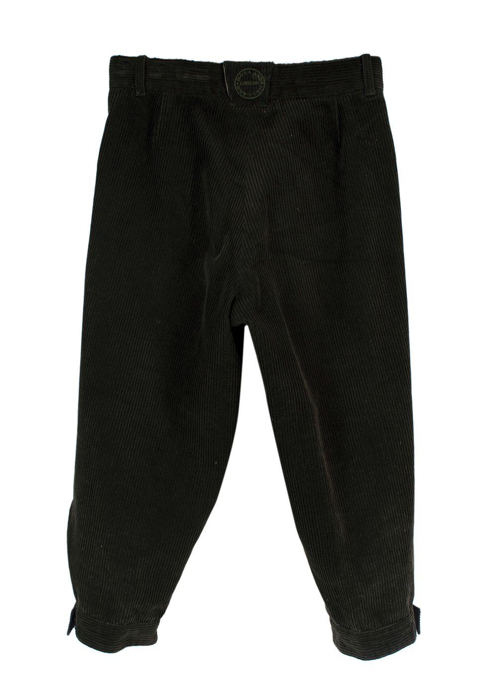 Holland & Holland Dark Green Cord Breeks