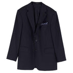 Di Maestro Wool Navy Polka dot Pocket Square