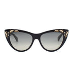 Gucci Black Cat Eye Mother of Pearl Embellished Sunglasses