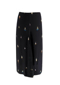 Victoria Beckham Black Embellished Earring Skirt