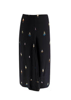 Victoria Beckham Black Embellished Earring Skirt