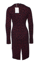Givenchy Leopard print-jacquard midi dress