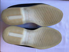 Navy Leather Open Walk Loafers