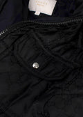 Gucci Kids 12Y Black Monogram Logo Puffer Jacket
