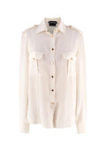 Tom Ford Cream Silk Crepe Shirt