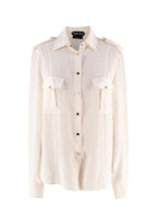 Tom Ford Cream Silk Crepe Shirt