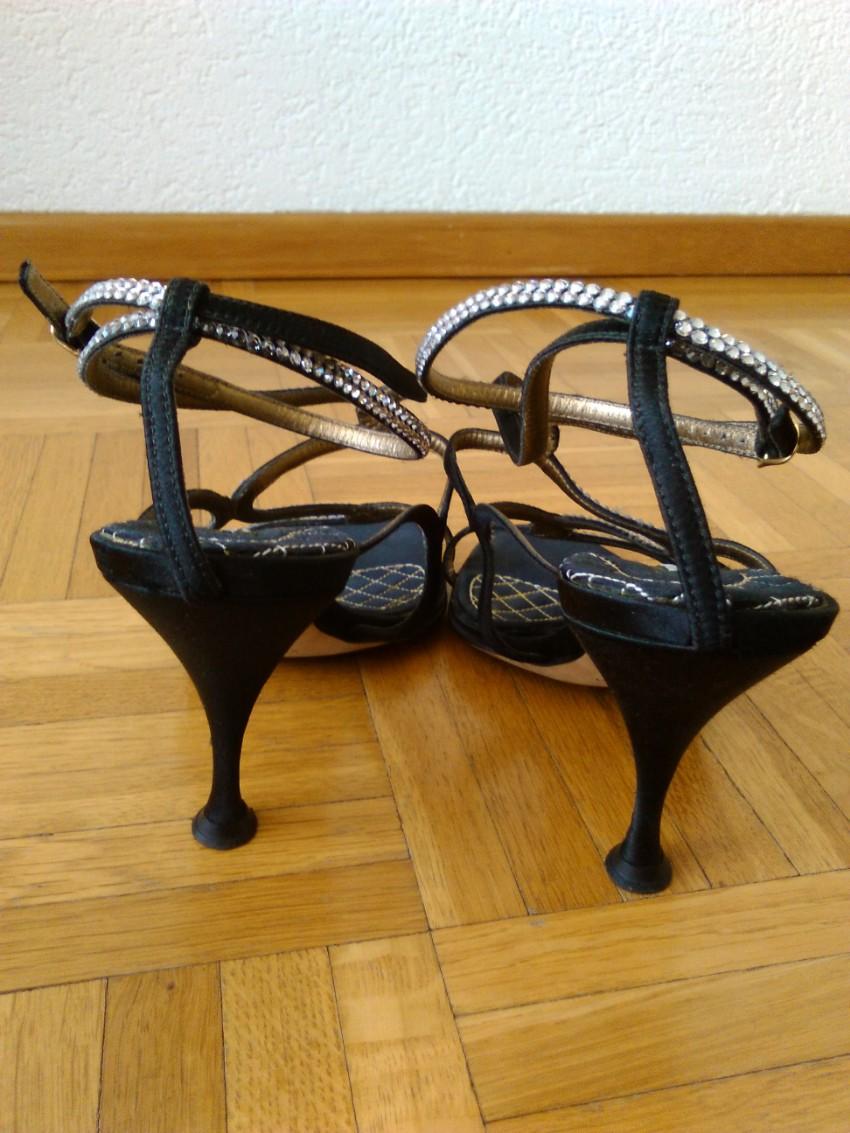 Dolce & Gabbana Jewelled Satin Sandals