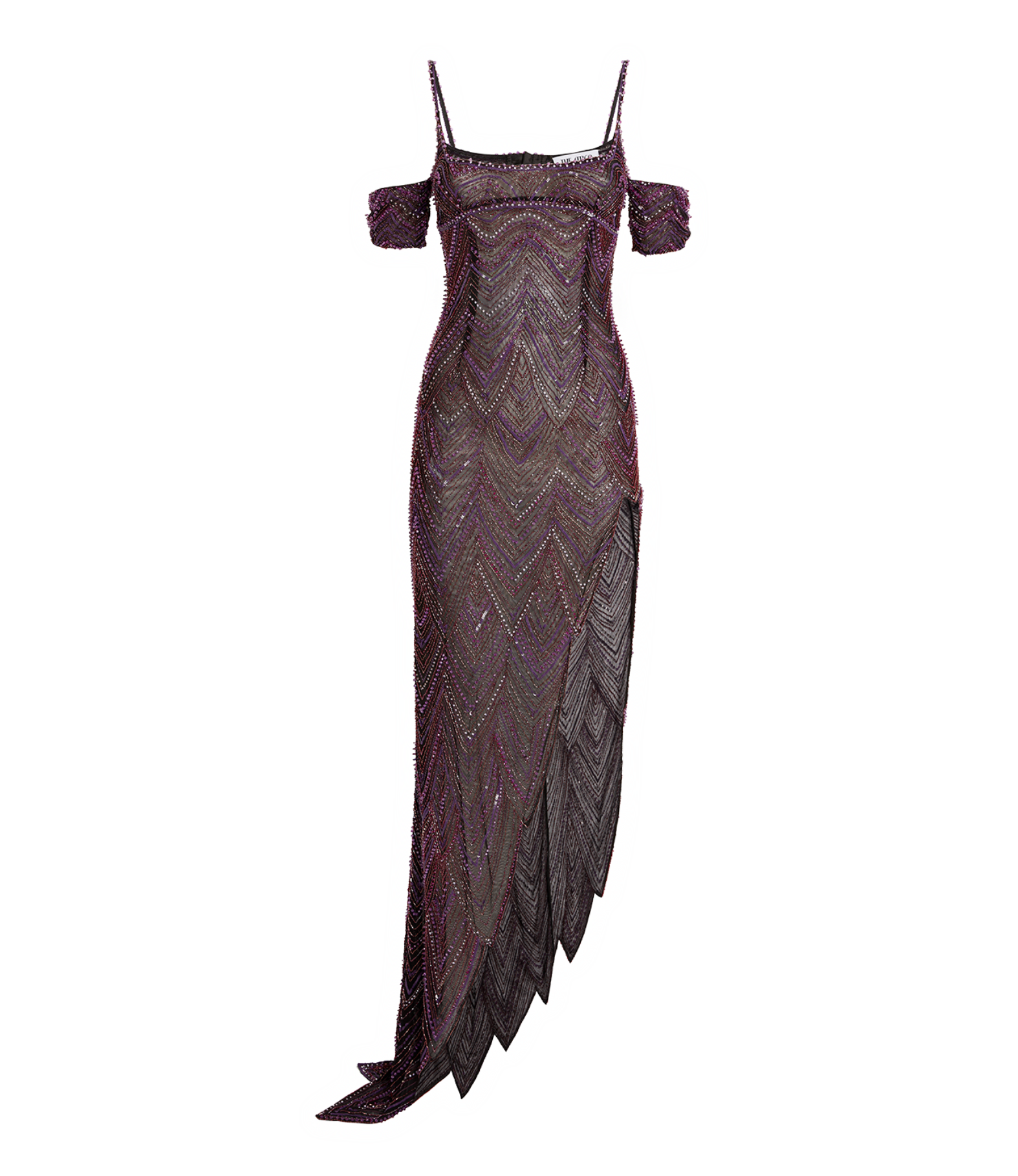 The Attico Embellished Tulle Gown