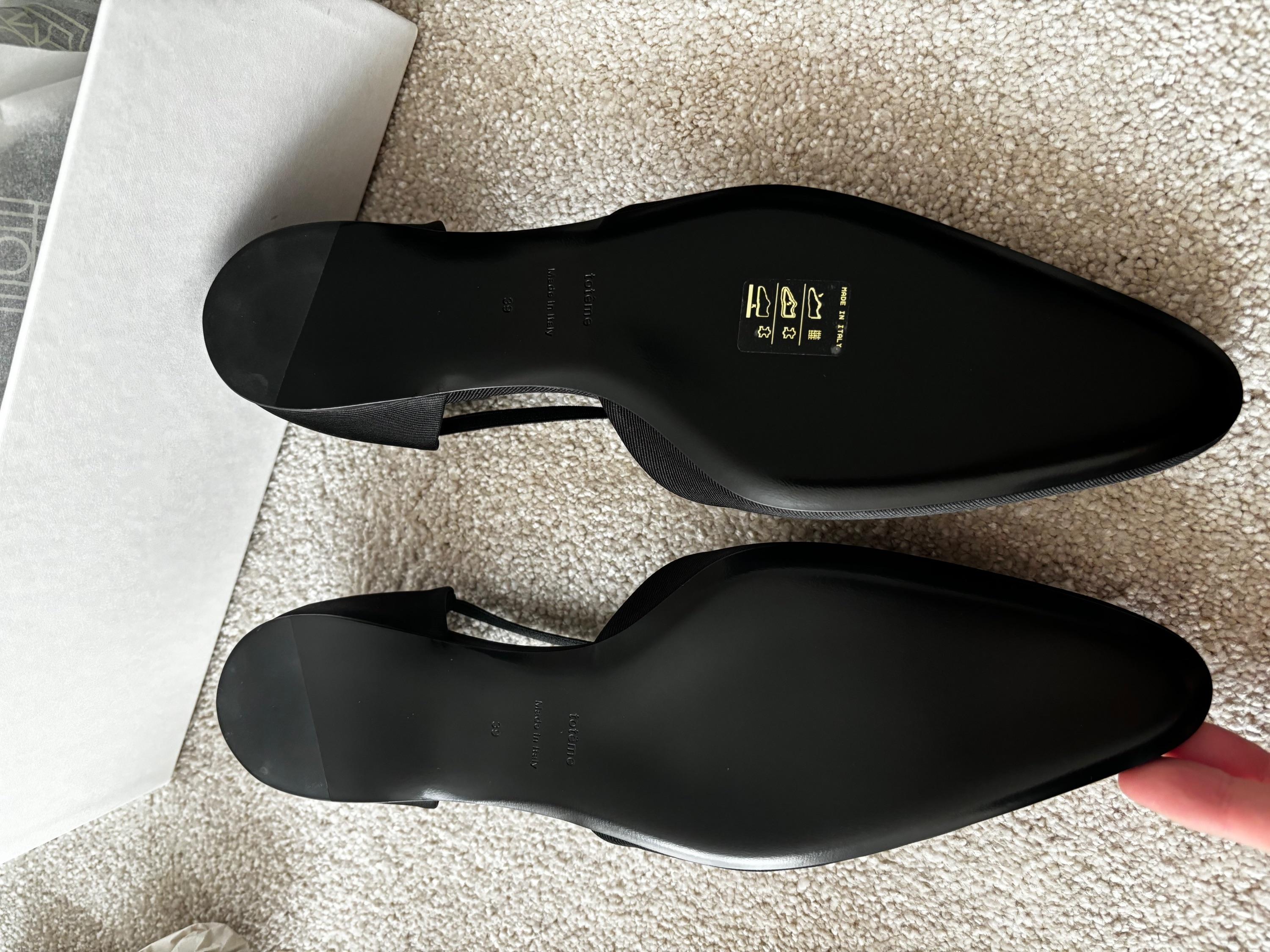 The T-strap grosgrain point-toe flats