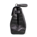 Asprey Grey Crocodile Leather Private Collection Handbag
