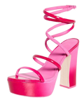 Cult Gaia Pink Aliza Platform Heels