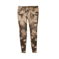 Balmain Grey Bleached Denim Biker Jeans