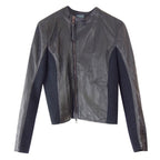 Lot78 Lightweight Asymmetric Leather Jacket