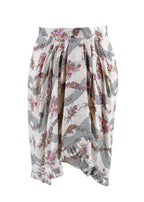 Isabel Marant Floral Print Ruched Asymmetric Skirt