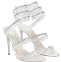 Rene Caovilla Silver Chandelier Sandals