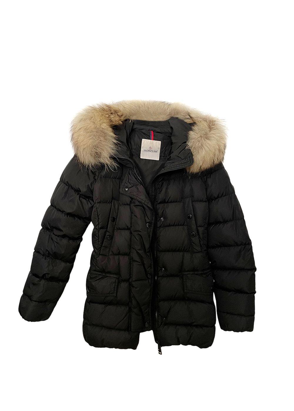 Moncler Black Down Puffer Coat