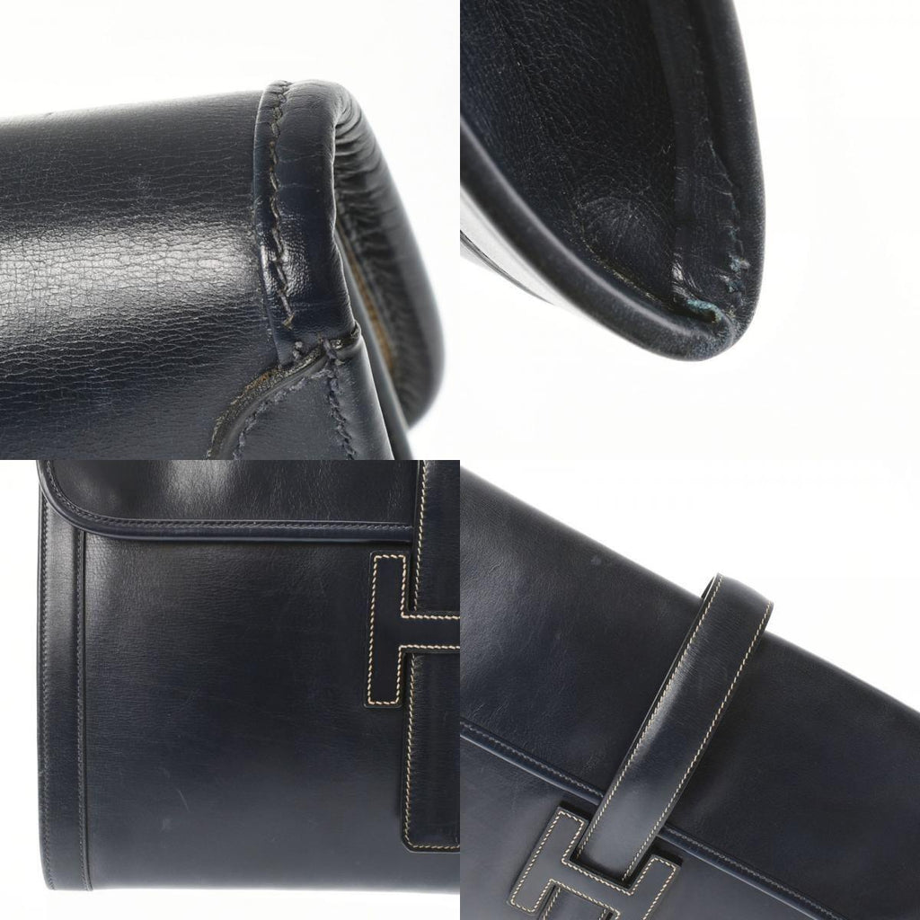 Hermès Black Leather Jige
