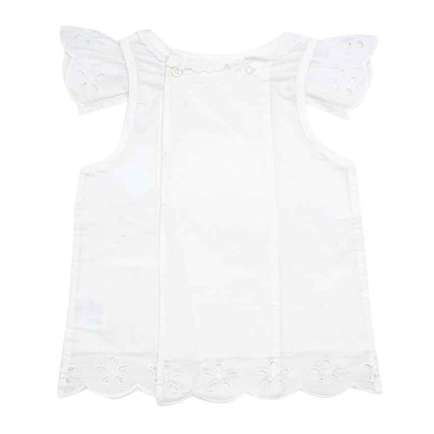 Stella McCartney Girls White Cotton Tunic