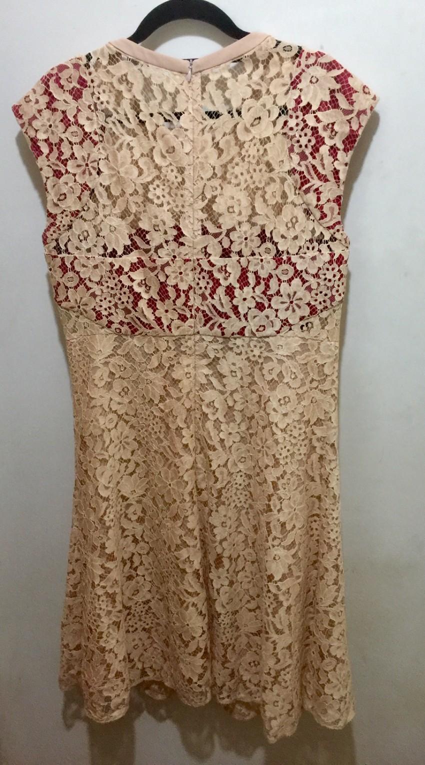 Joseph Nude Lace Detailed Frances Dress