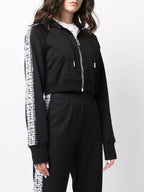 Givenchy Black Cropped Sweatshirt